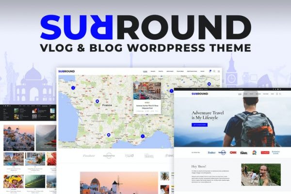 Surround Vlog & Blog WordPress Teması