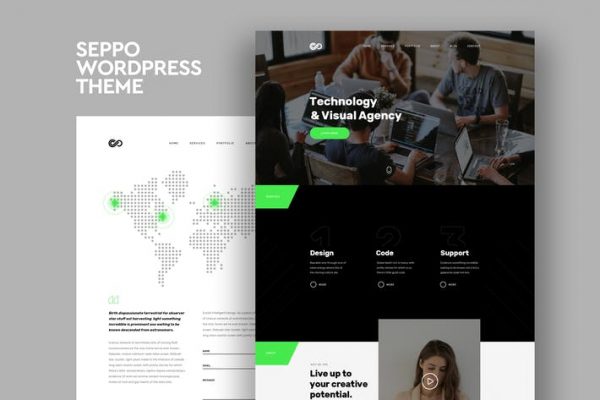 Seppo - Kurumsal Bir Sayfa WordPress Temasısı