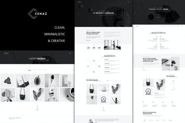 CEZAN - Minimal Yaratıcı WordPress Temasısı