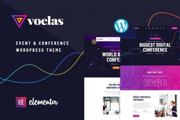 Voelas - Etkinlik ve Konferans WordPress Temasısı