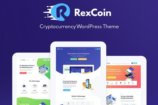 RexCoin - Kripto Para ve Para ICO WordPress