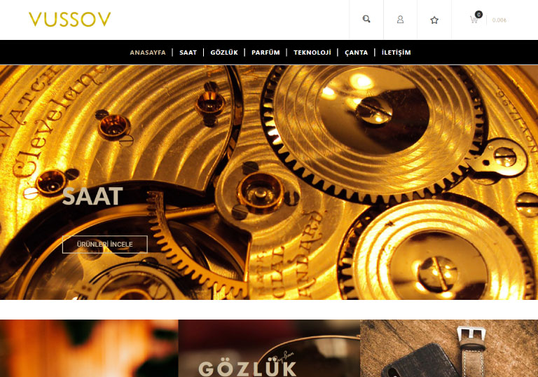 Vussov Lüks Aksesuar Satış Sitesi
